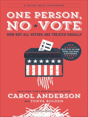 cover image of One Person, No Vote